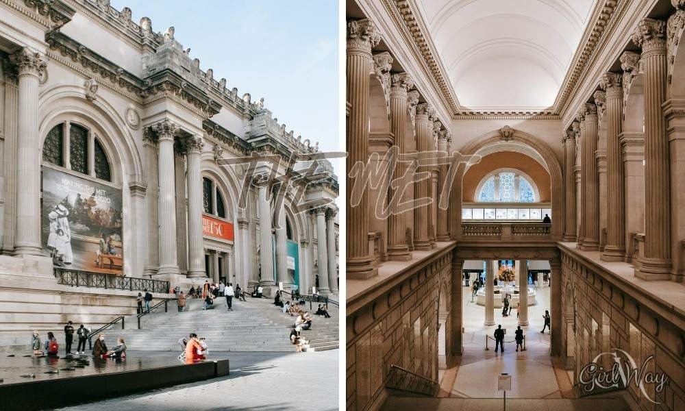 The MET NYC: Metropolitan Museum of Art Exterior and Grand Hall Interior