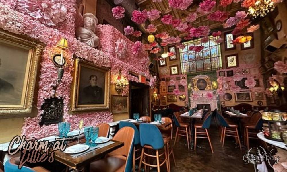 Lillie’s Victorian Establishment NYC: Floral Dining Room and Cocktails
